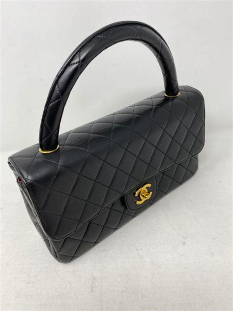 chanel black kelly bag|Chanel vintage kelly handbags.